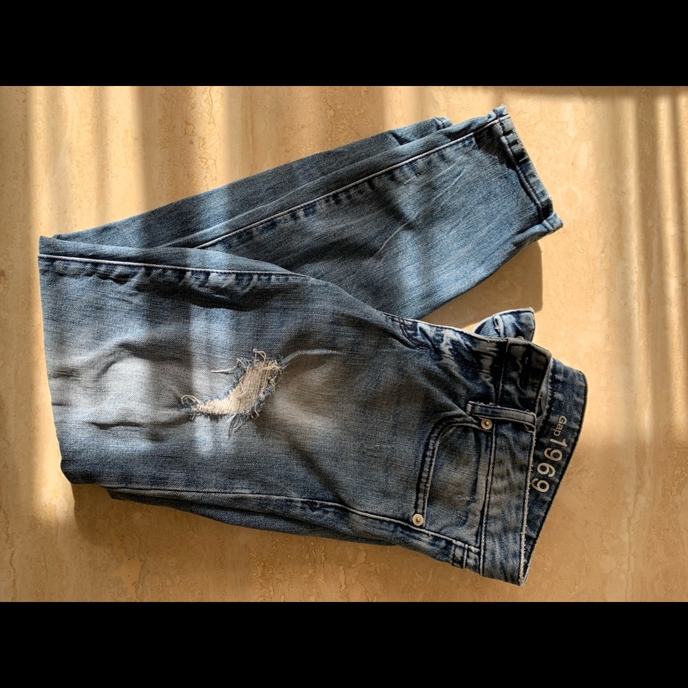Gap 1996 low rise skinny jeans medium wash Size 27
